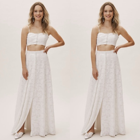 BHLDN Dresses & Skirts - BHLDN Fame and Partners Serena Lace Two-Piece Set